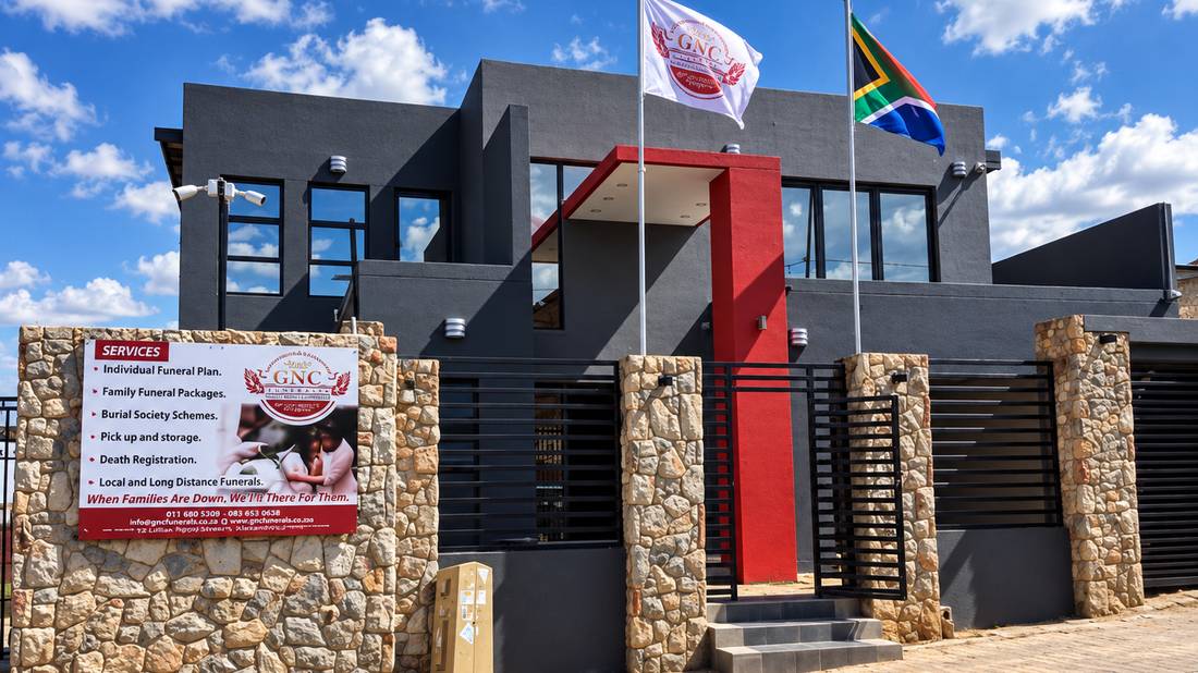 GNC Funeral Parlour head office at 3930 Hofmeyer Street, Alexandra