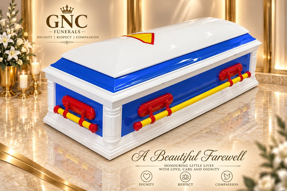 Little Lives Blue & Red baby casket